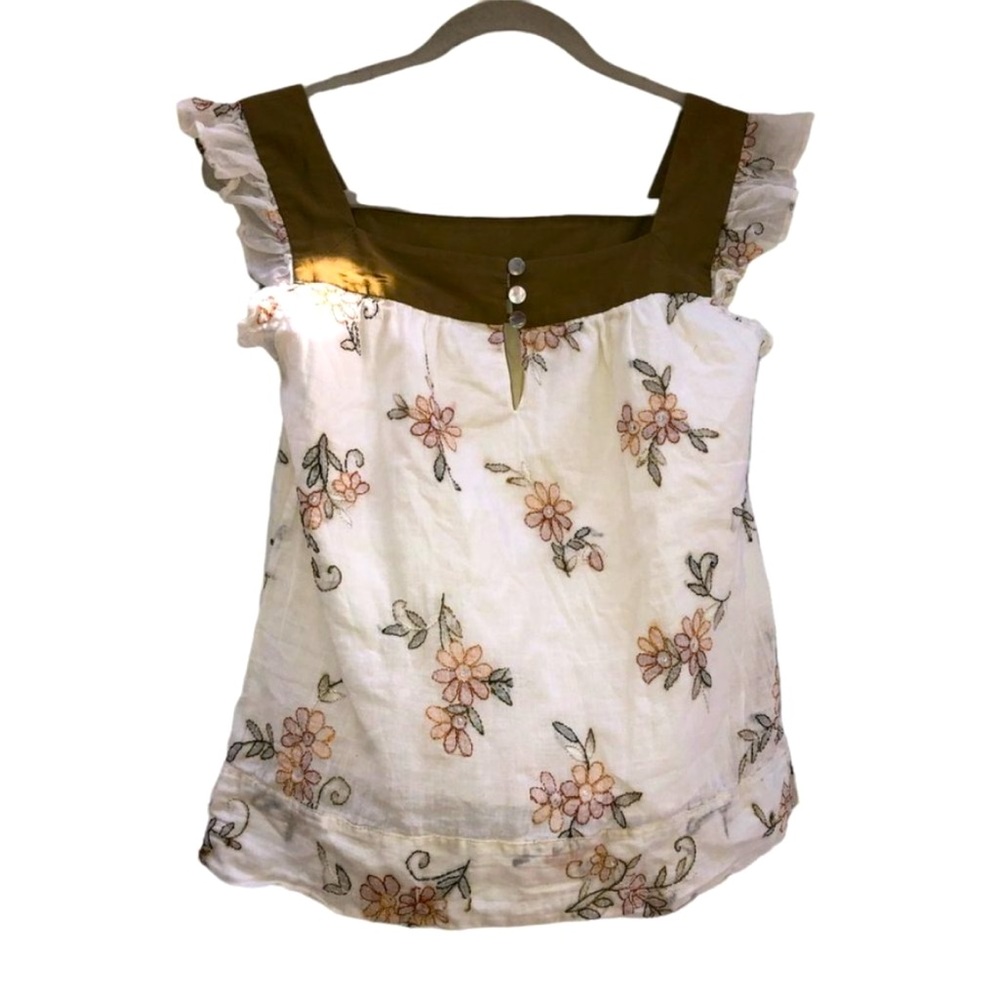 Shannon McClean Peace love & Fashion Bergdorf Goodman embroidered flower tunic